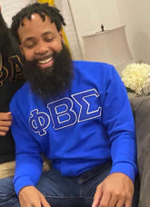 Phi Beta Sigma Pocket Chenille Crewneck